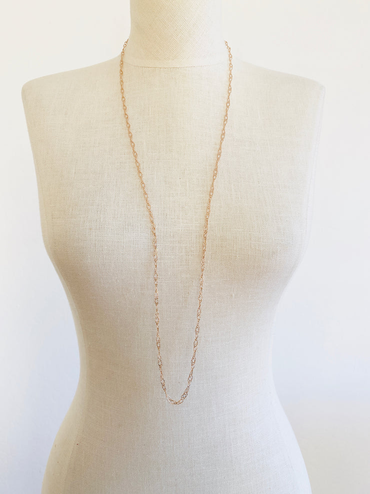 Italian 14K Rose Gold Necklace