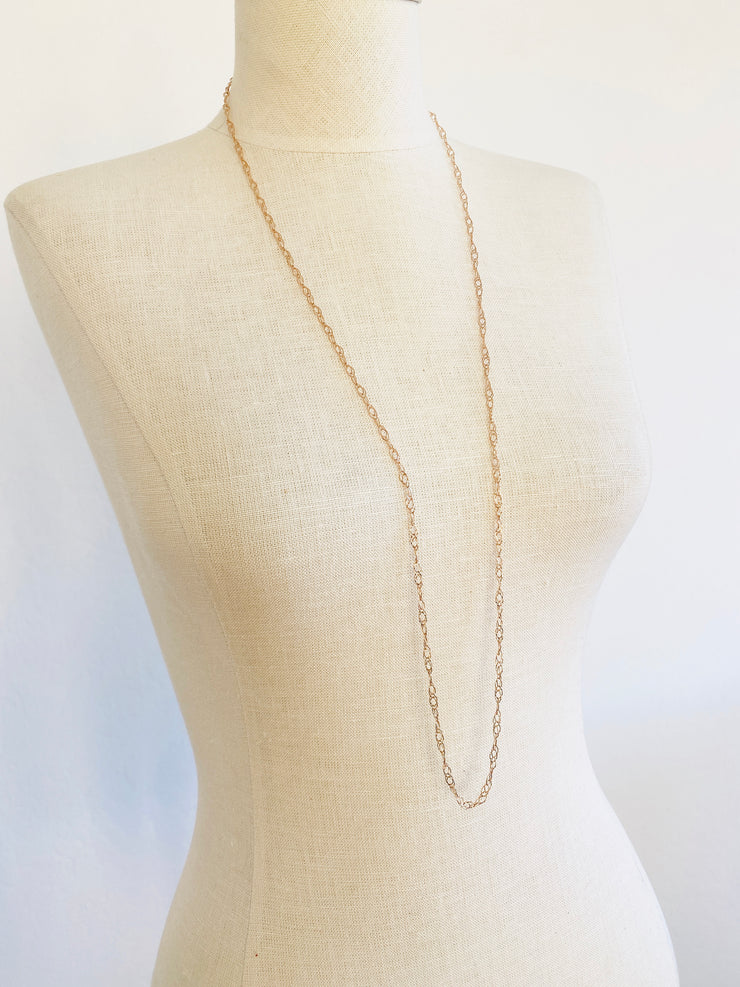 Italian 14K Rose Gold Necklace