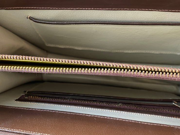 Tan Pony Hair Leather Handbag