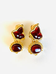 MMCF Red Dangle Earrings