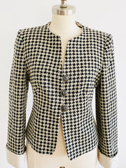 Armani Houndstooth Blazer Jacket