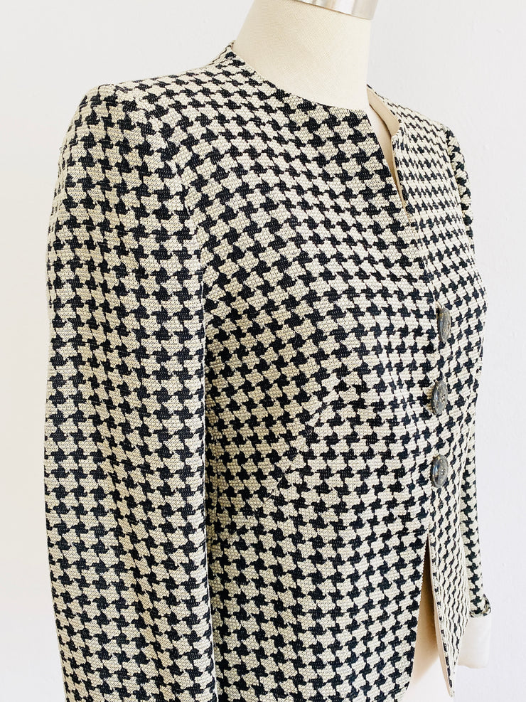 Armani Houndstooth Blazer Jacket