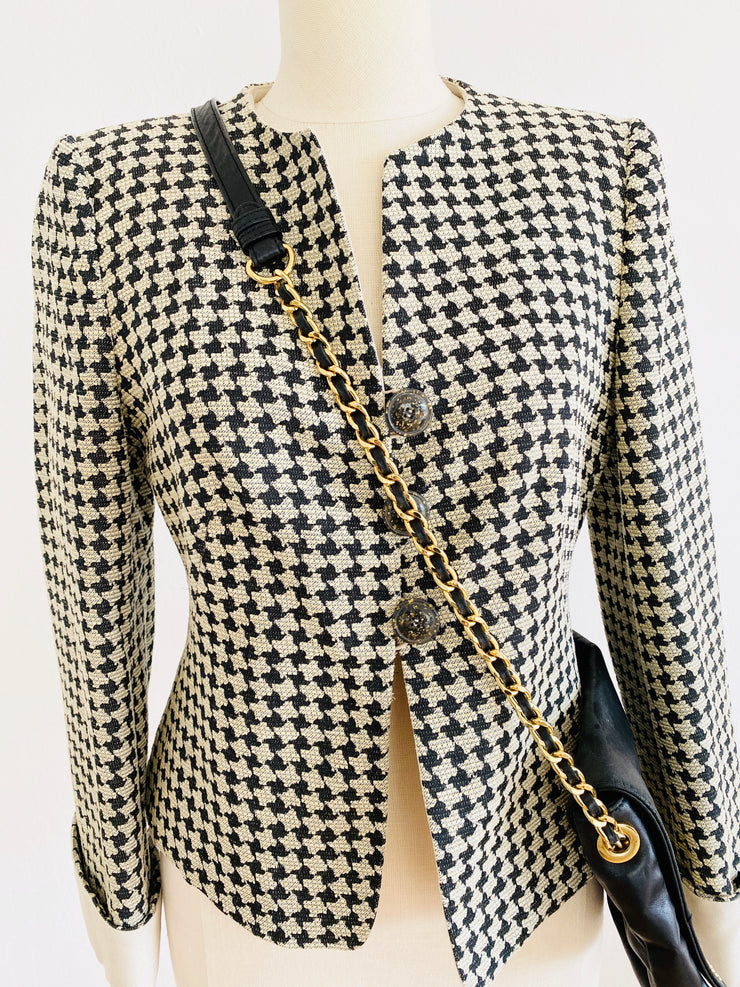 Armani Houndstooth Blazer Jacket