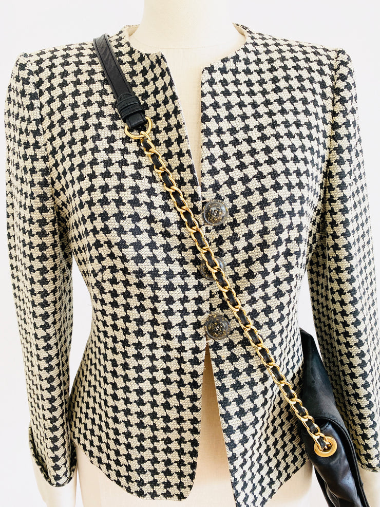 Armani Houndstooth Blazer Jacket