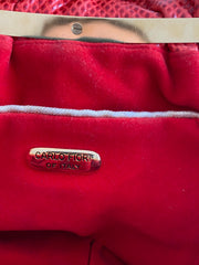 Carlo Fiori 1980s Snakeskin & Leather Handbag