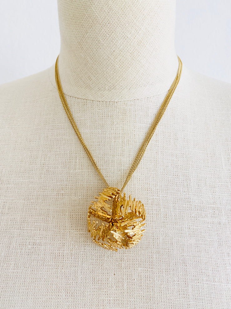 14K Gold 5-Strand Cable Chain Necklace