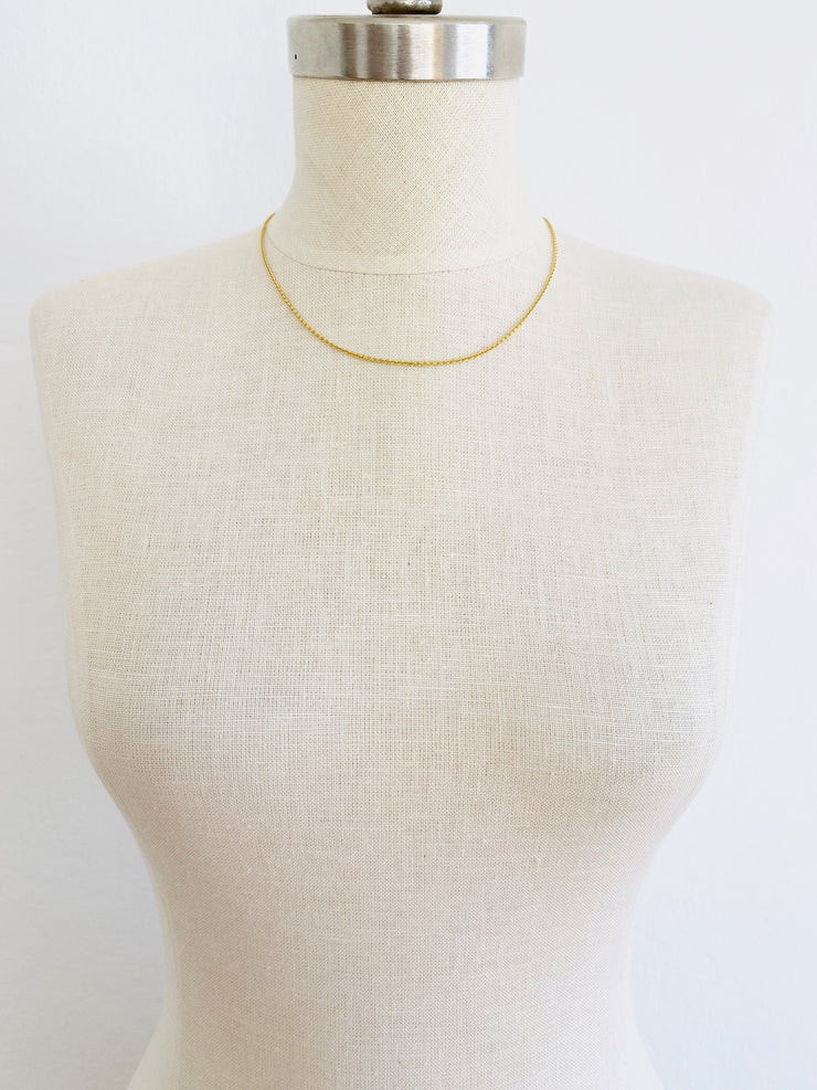 14K Cable Chain Necklace