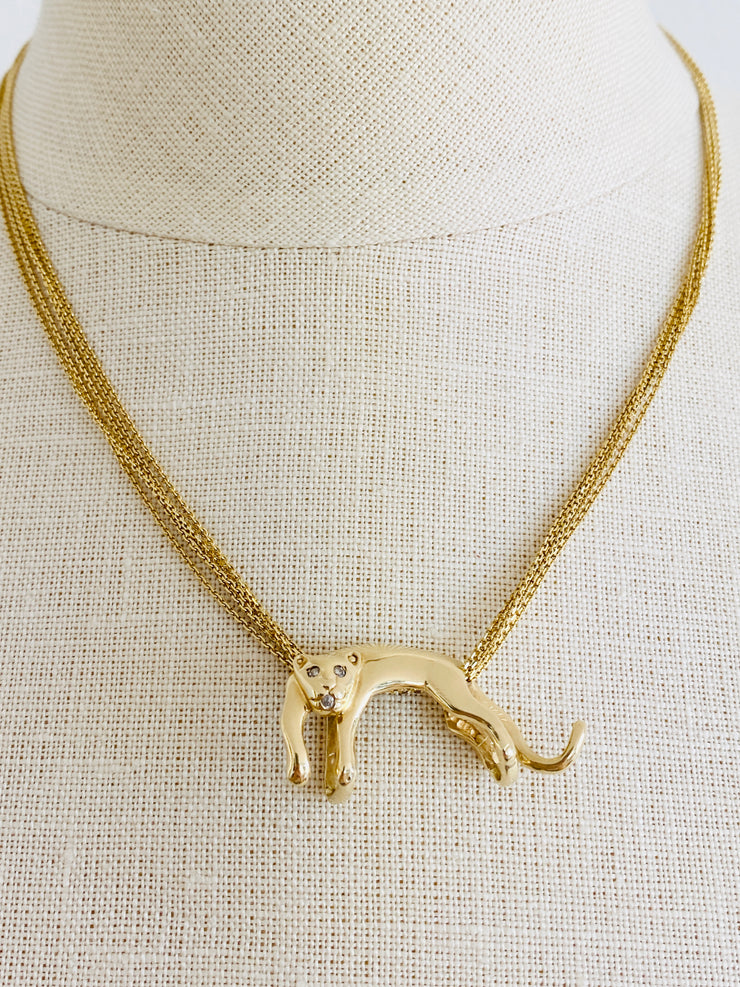 14K Gold 5-Strand Cable Chain Necklace