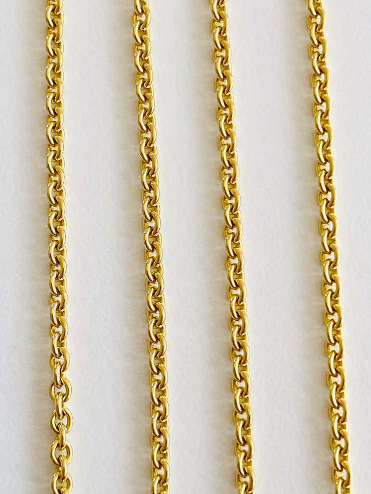 14K Cable Chain Necklace