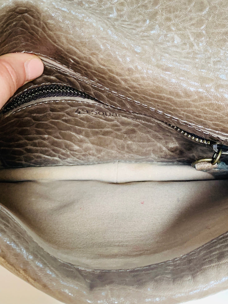 Leather Snake Texture Clutch Handbag