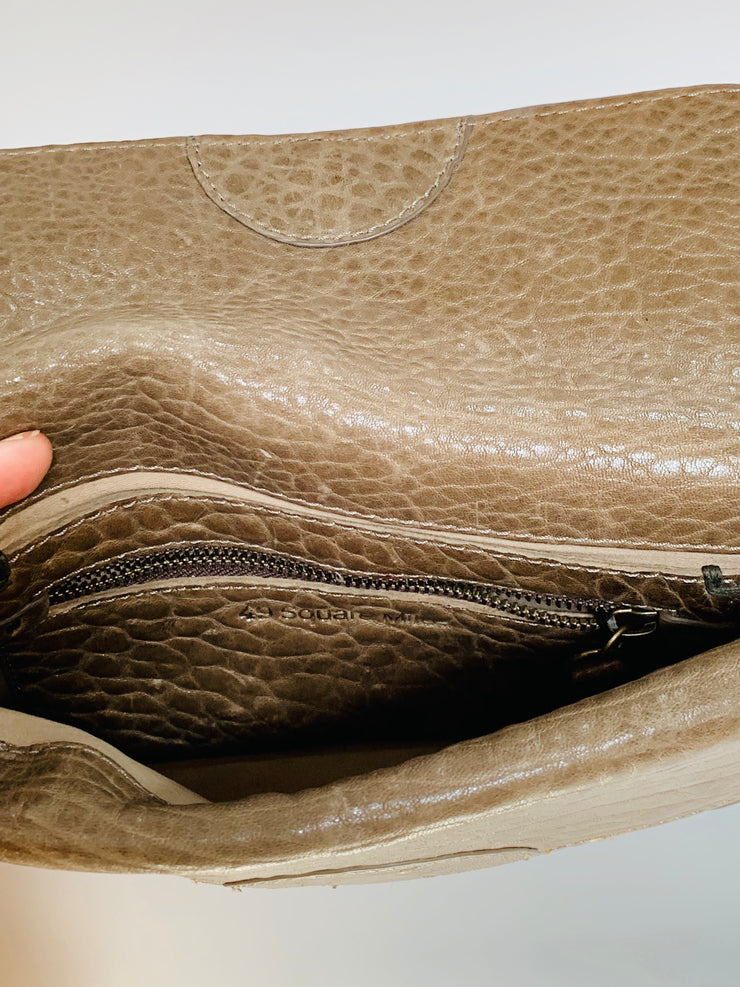 Leather Snake Texture Clutch Handbag