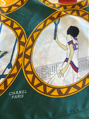Sports Theme Silk Scarf