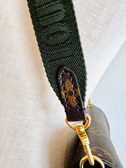 Louis Vuitton Khaki Green Black Guitar Strap Bandouliere Crossbody 10L –  Bagriculture