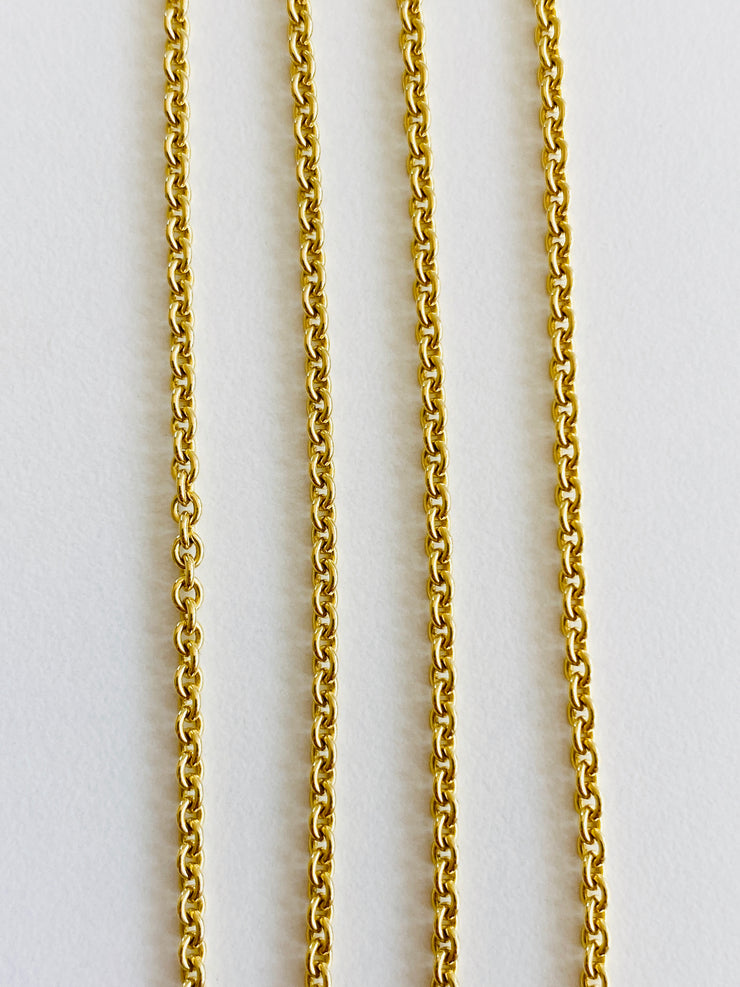 14K Cable Chain Necklace