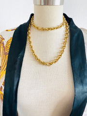 Heavy Cable Link Chain Necklace Belt