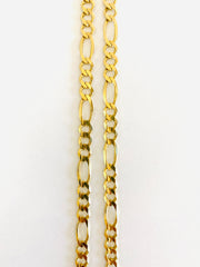 Unisex 14K Italian Figaro Chain Necklace