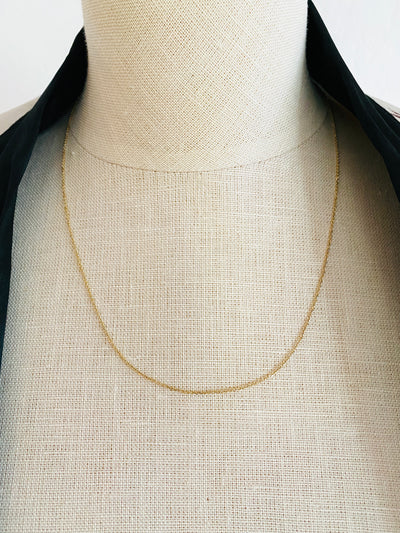 Delicate 14K Cable Chain Necklace 1.8 grams