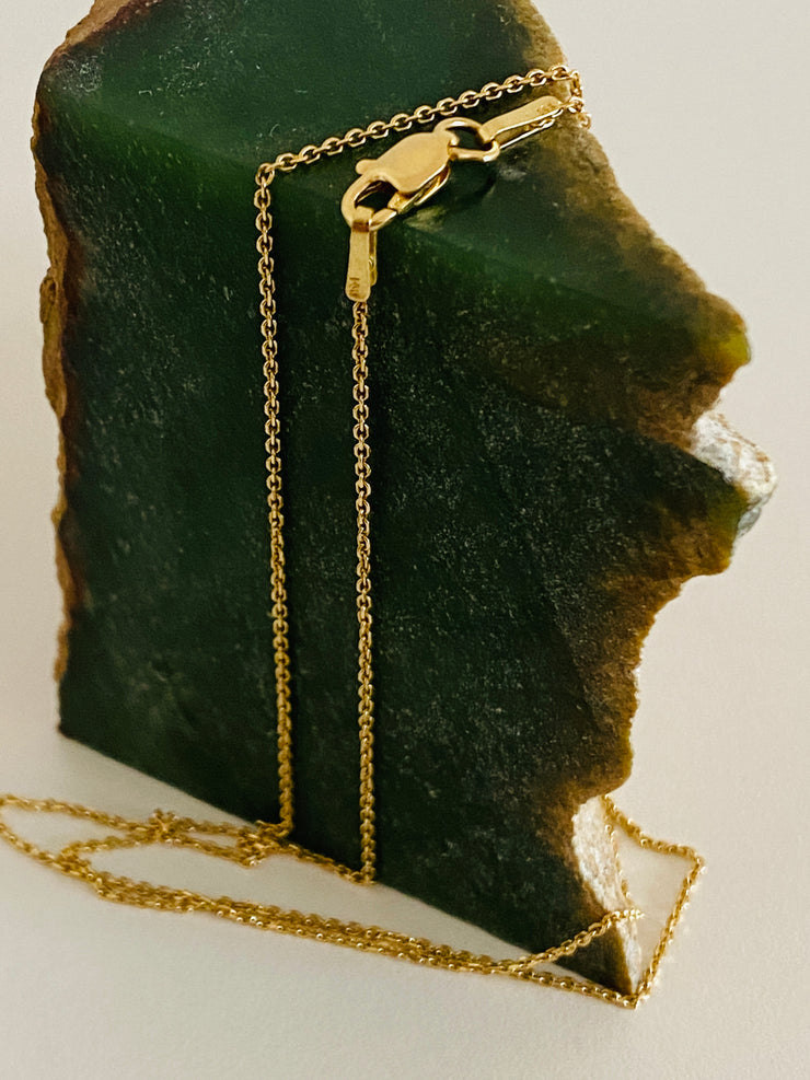 Delicate 14K Cable Chain Necklace 1.8 grams