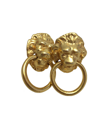 Lion Door Knocker Earrings