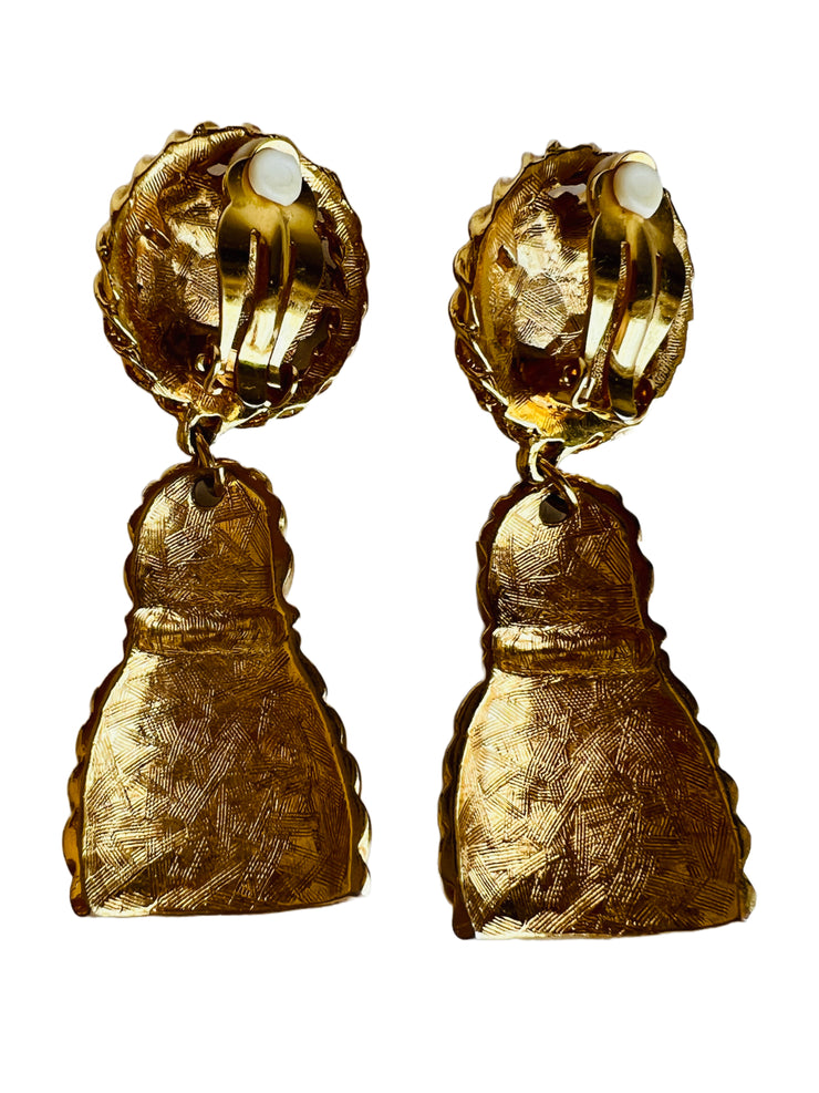 Lion Dangle Earrings