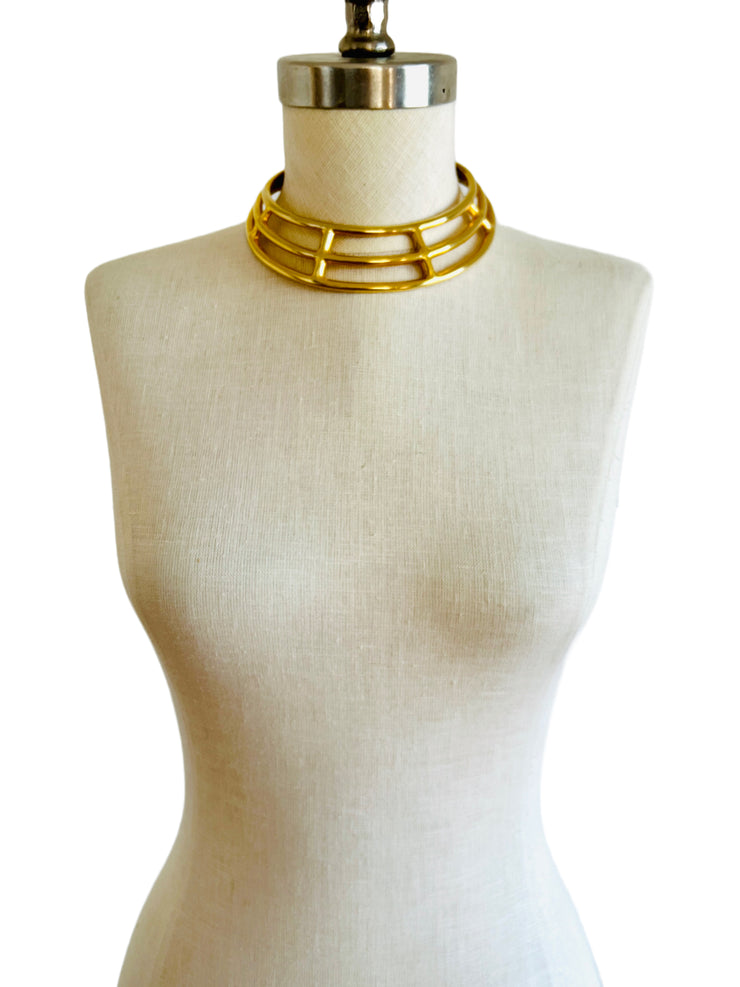 1993 Clara Studio Choker Cuff Necklace Bracelet Set