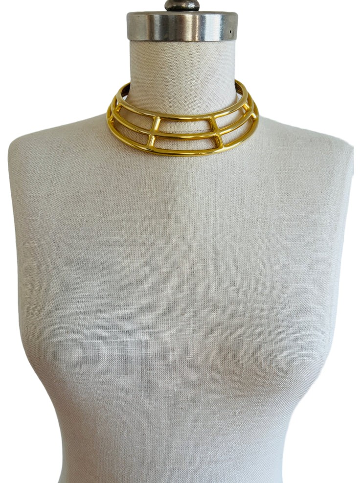 1993 Clara Studio Choker Cuff Necklace Bracelet Set