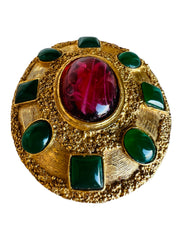 Cadoro Cabochon Necklace Pendant / Brooch