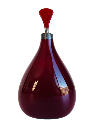 19th Century Ruby Red Perfume Cologne Bottle