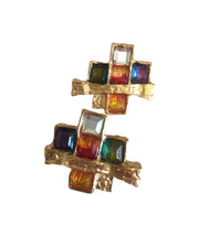 Geometric Clip Earrings