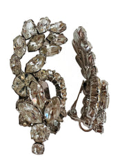 Weiss Rhinestone Choker Necklace & Earrings