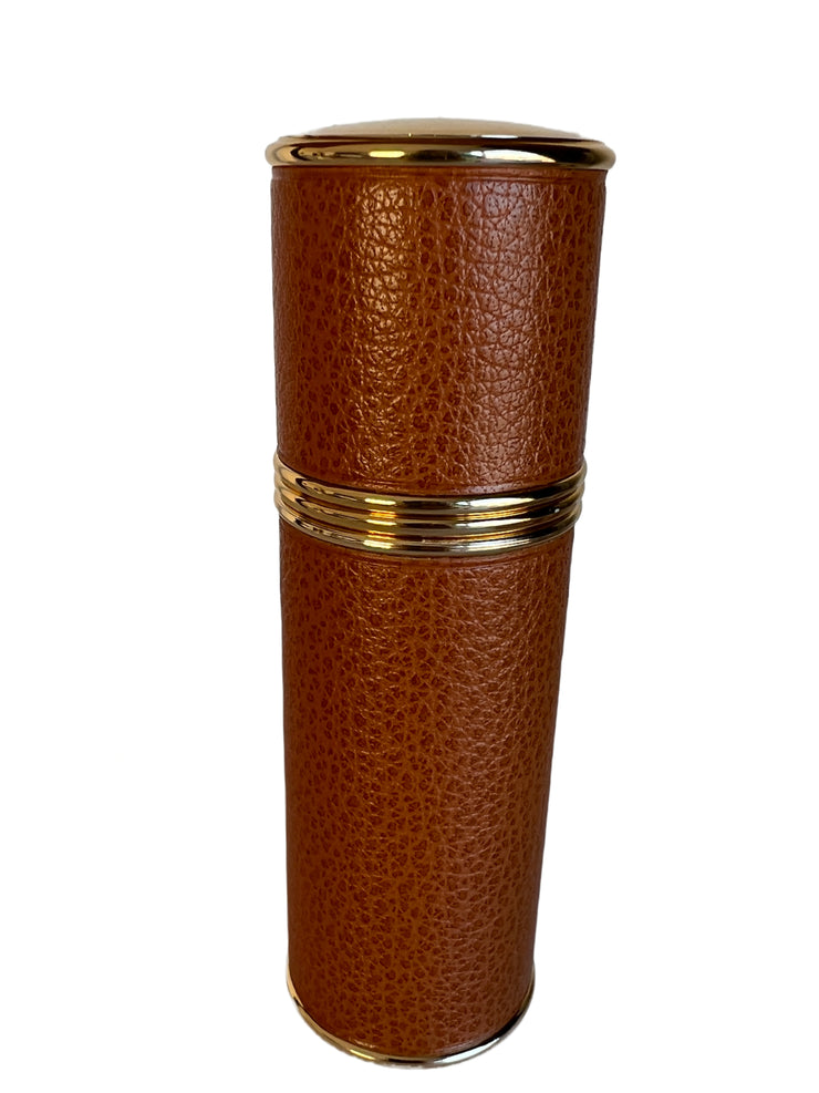 1990's Hermes Caleche Leather Spray Soie De Parfum