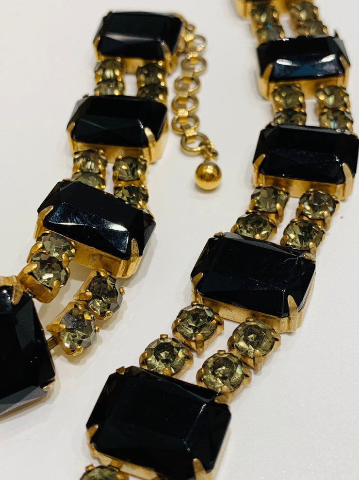 Smokey Gray Emerald Cut Belt