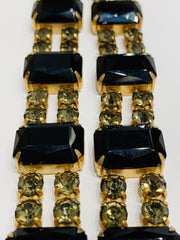 Smokey Gray Emerald Cut Belt