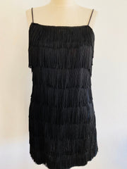 Original 1920's Flapper Black Dress